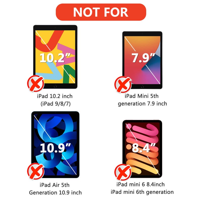 SPARIN 3 Pack Glass Screen Protector Compatible with iPad 6th 5th Generation 9.7 inch/iPad Air 2, Tempered Glass, Alignment Frame - Image 3